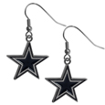 Dallas Cowboys Chrome Dangle Earrings